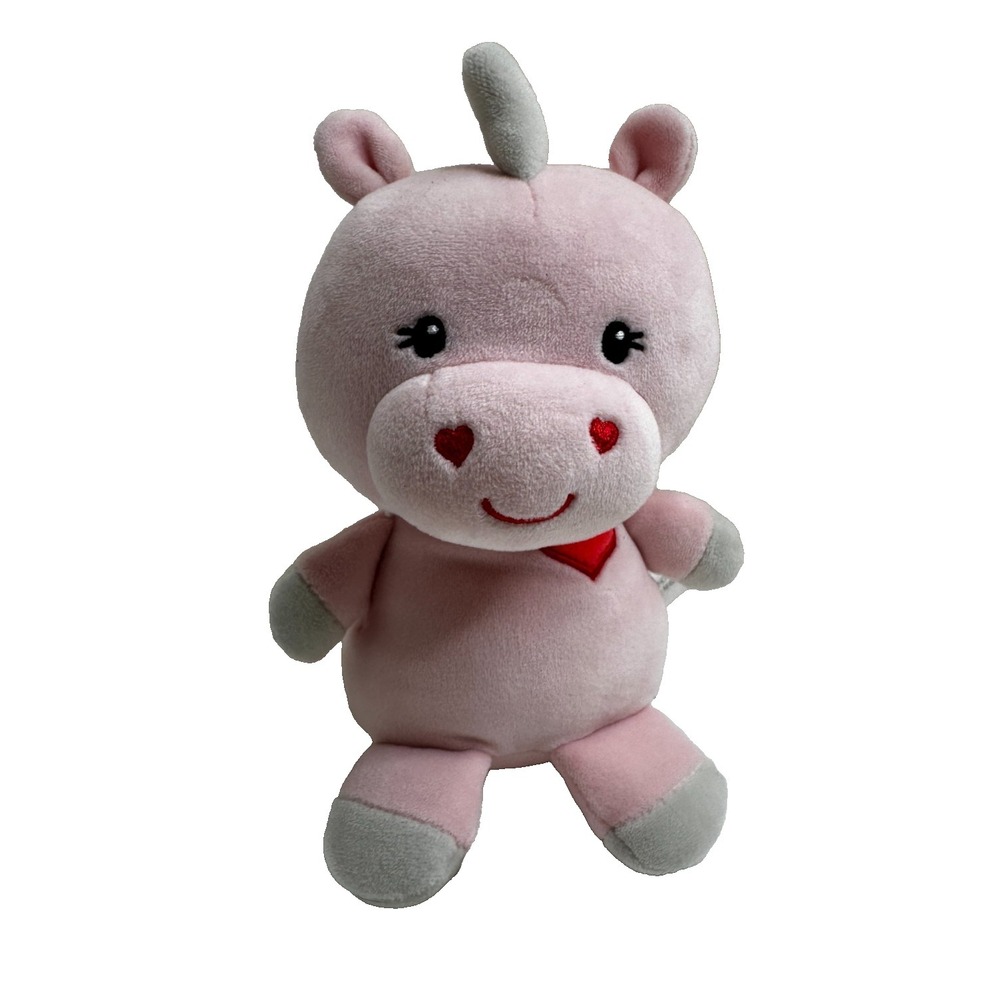 Animal‎ Adventure Unicorn Plush Pink Hearts Red 2021 Soft Stuffed Animal